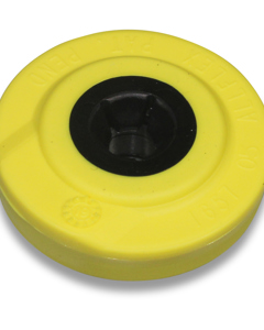 Ear tag Button, Non-TE, ISO, female, 1.2" (3cm) dia, yellow